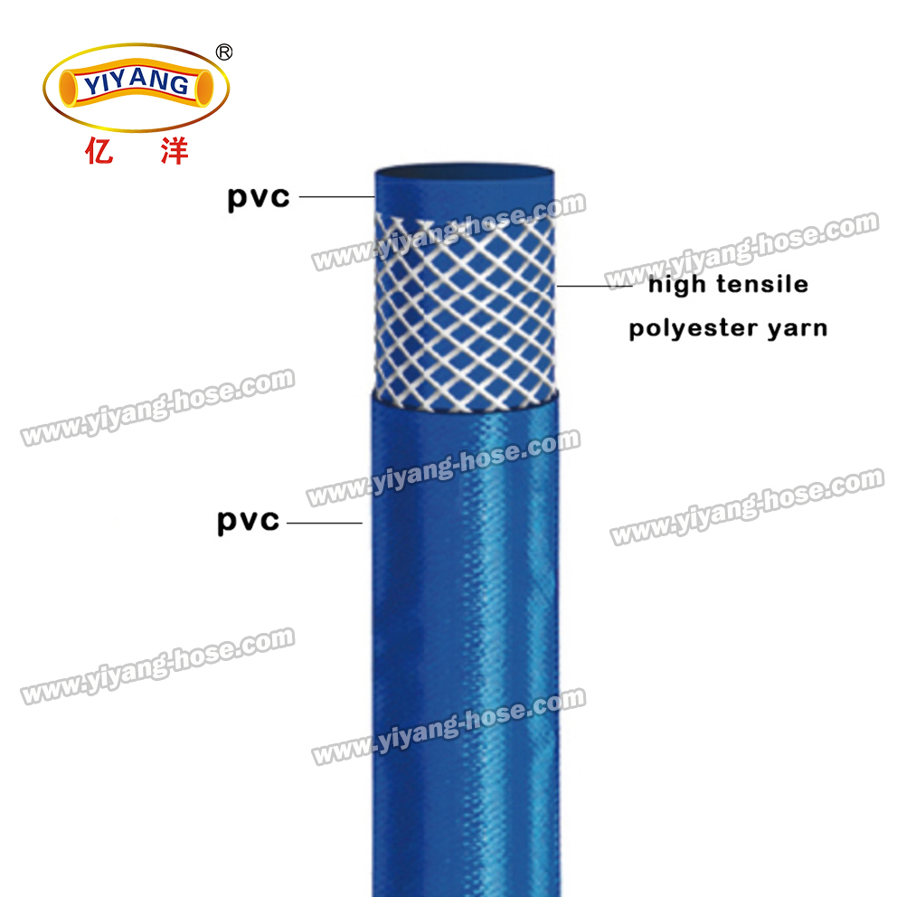 带铝配件的 PVC 扁平软管